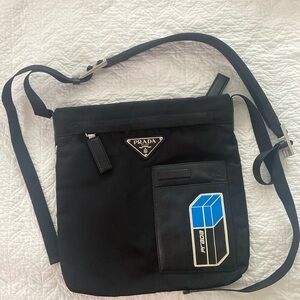 Prada nylon crossbody sporty bag